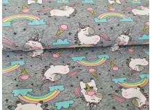 REST 30cm Jersey - Frl. von Julie Einhorn grau